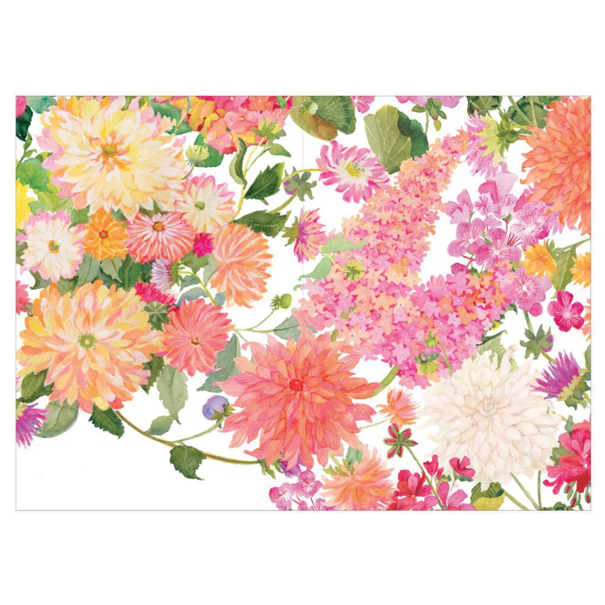 Kort m/konvolutt Dahlias