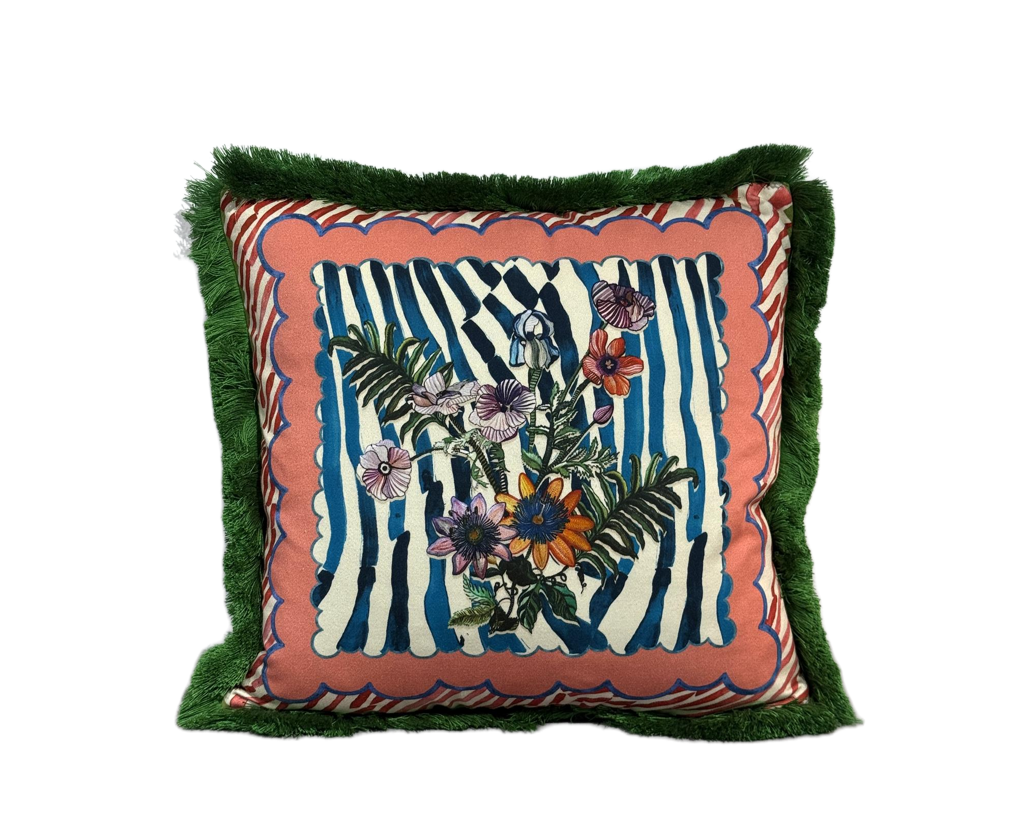 Putetrekk Ioli pink 45x45 cm