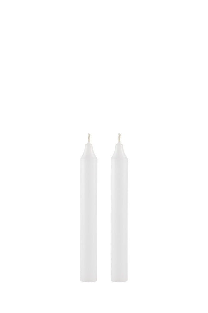 Kronelys hvit 2,2x18cm