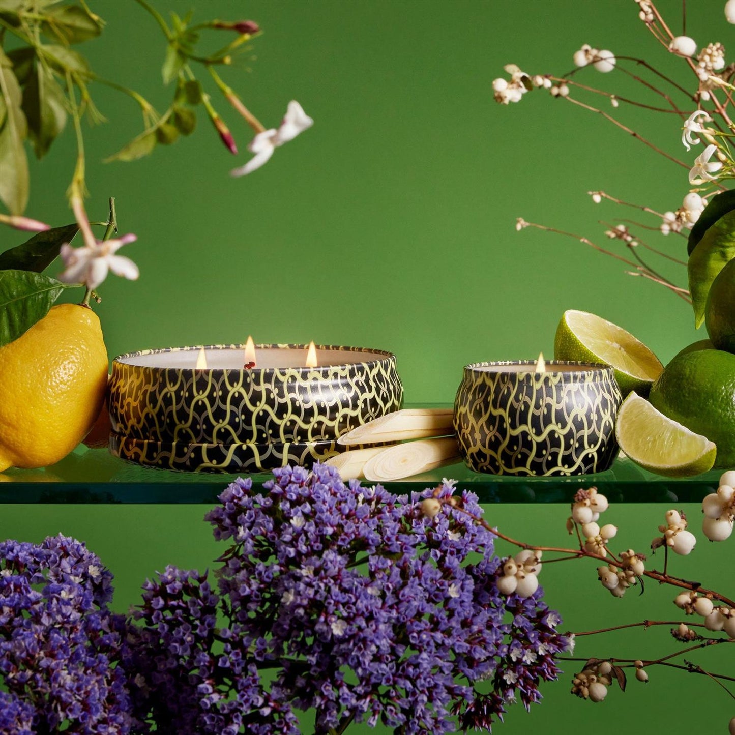 Jardin De Verveine 3 Wick Tin Candle 40 Timer