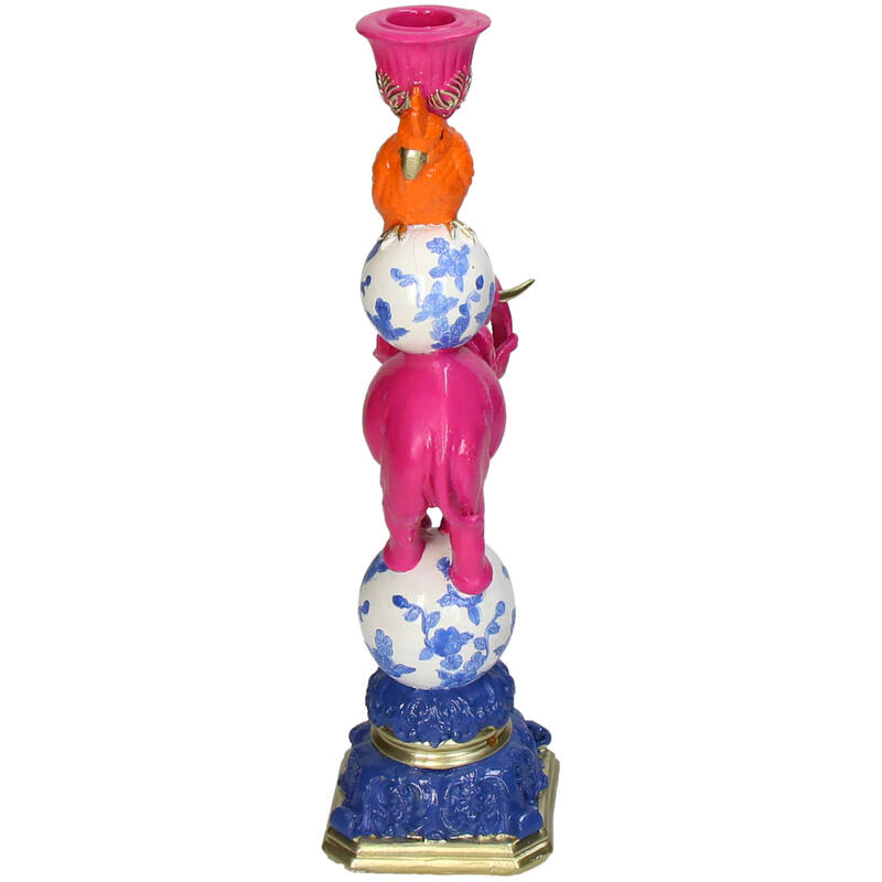 Lysestake elefant fuchsia