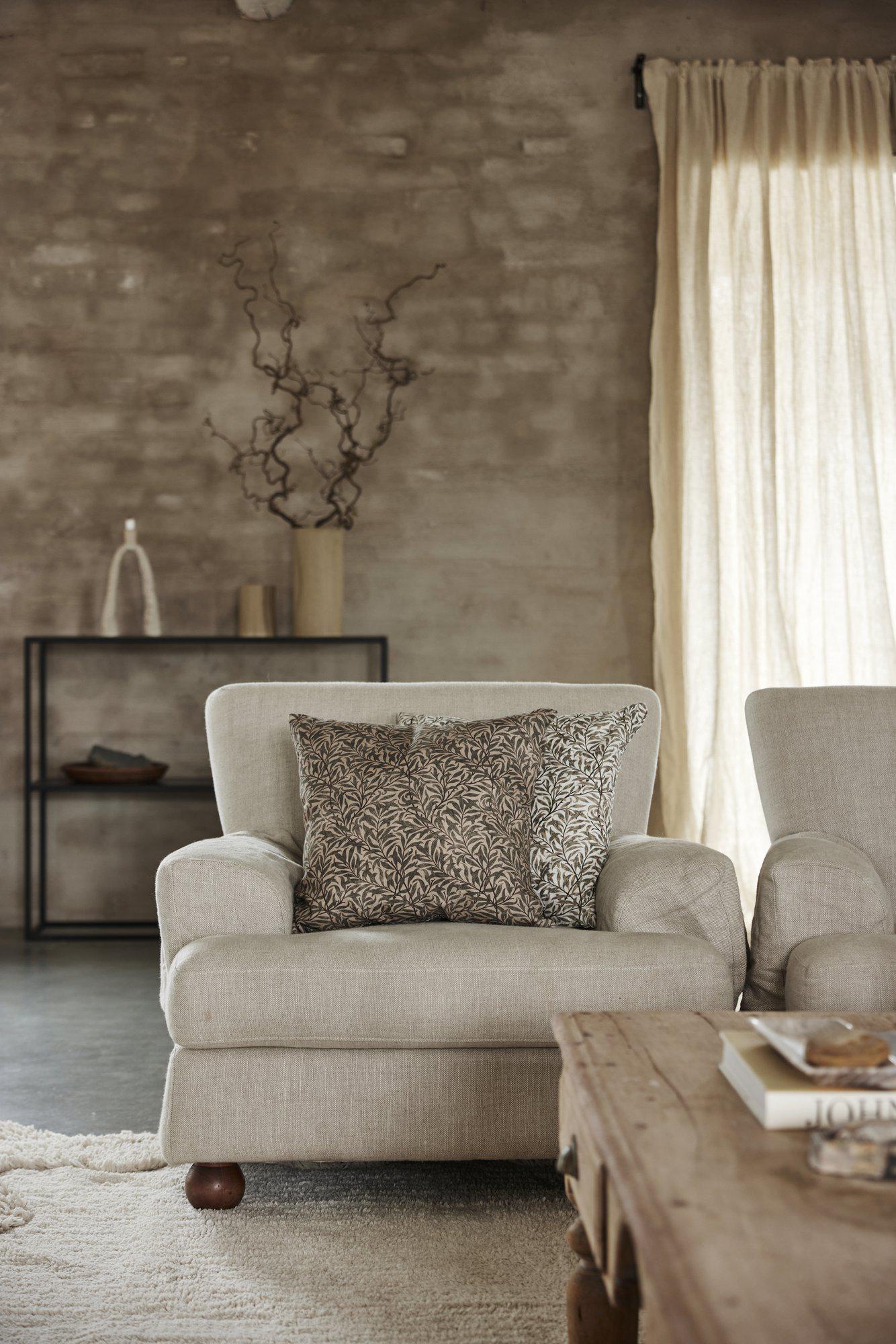 Ramas putetrekk beige/offwhite 50x50cm