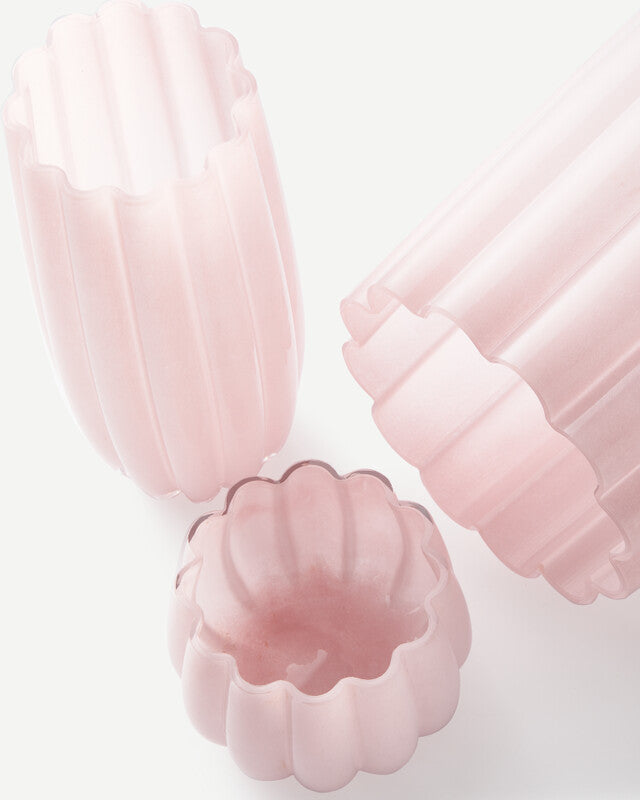 Large melon vase pink