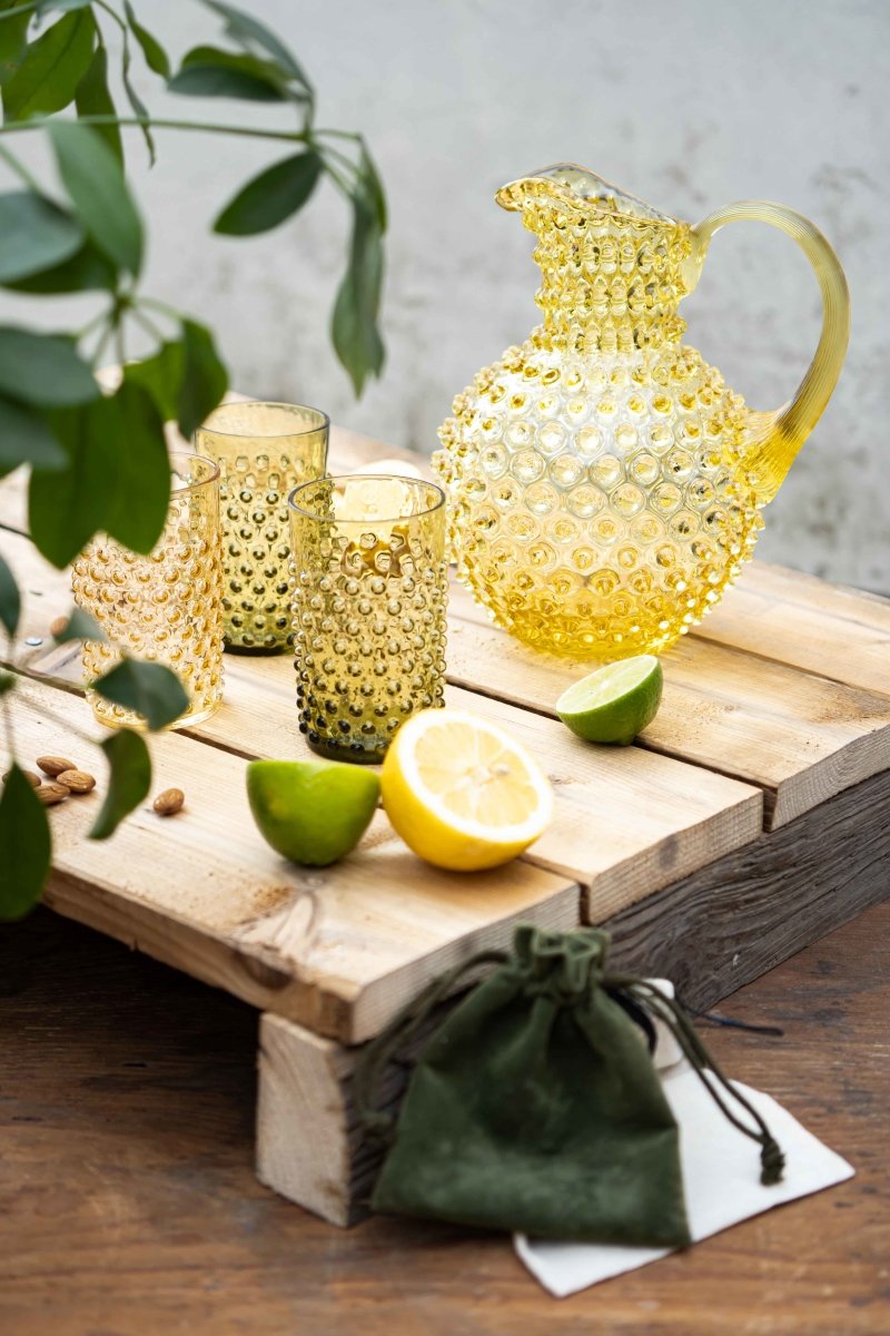 Hobnail Karaffel 2L Citrine
