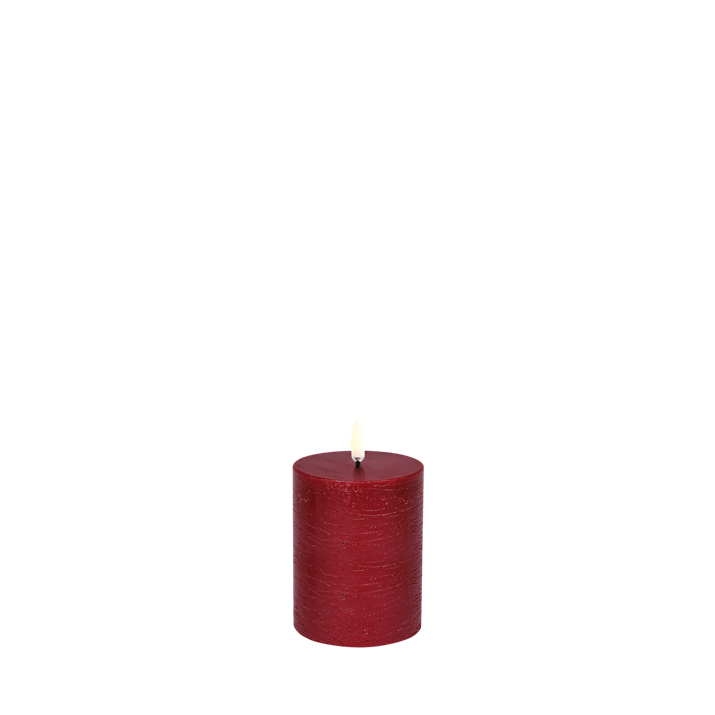 LED kubbelys Carmine red 7,8x10 cm