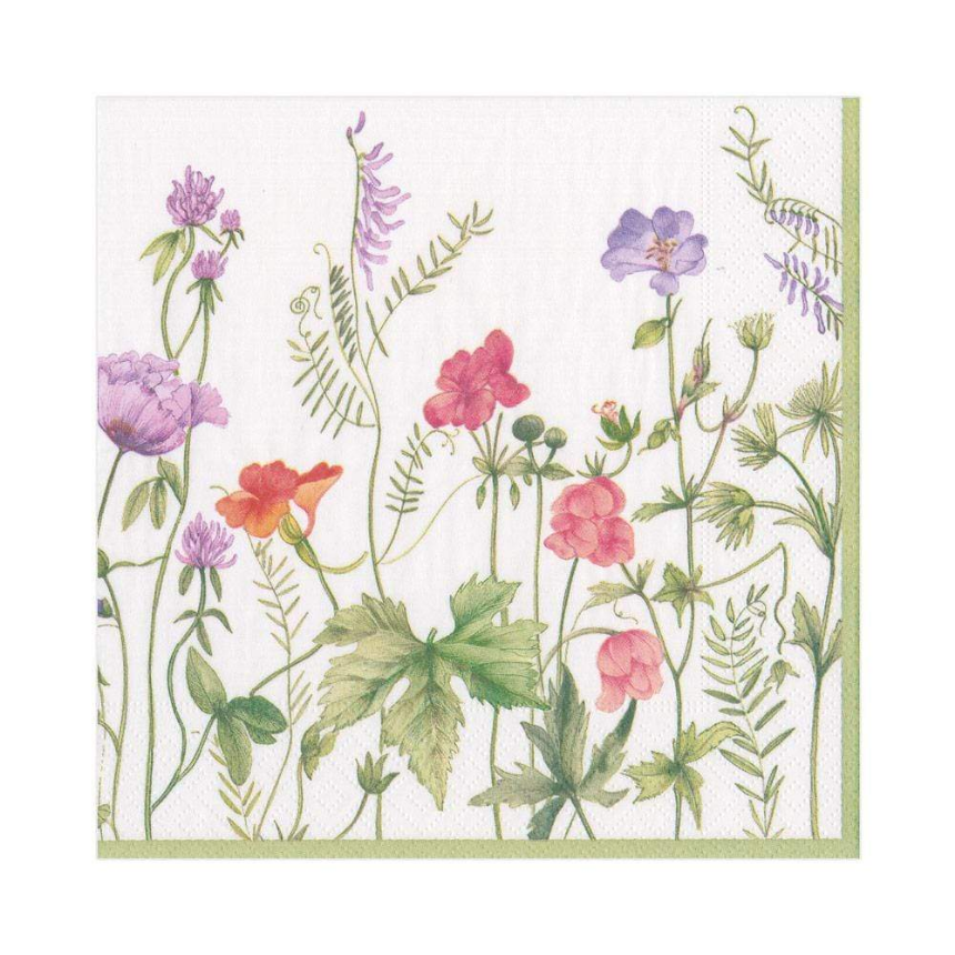 Serviett lunch French Floral