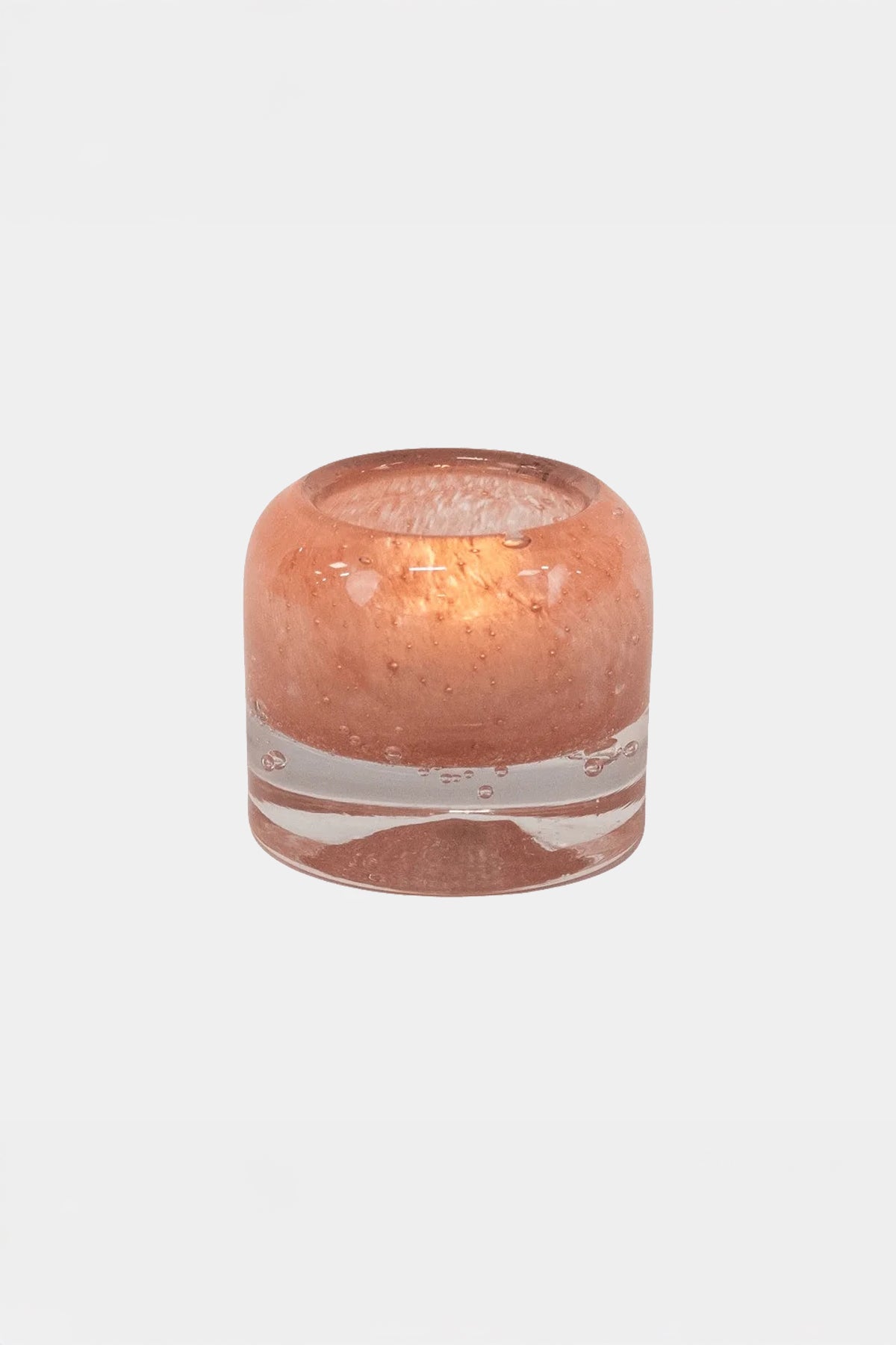 Leah telysholder korall 7,5 cm