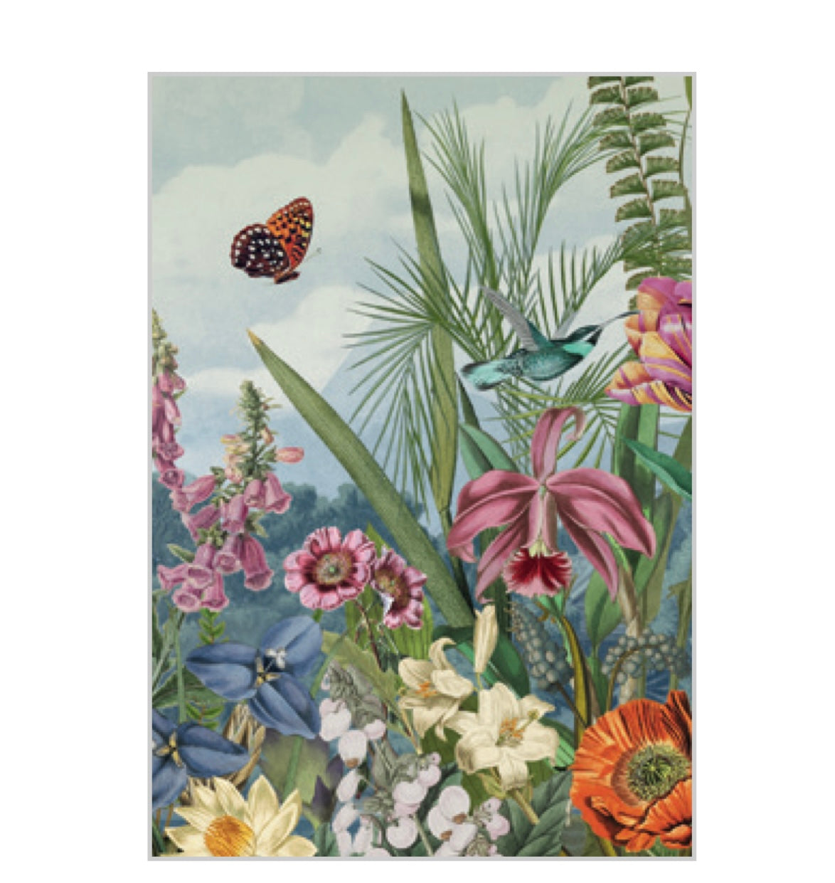 Kort m/konvolutt Botanical landscape