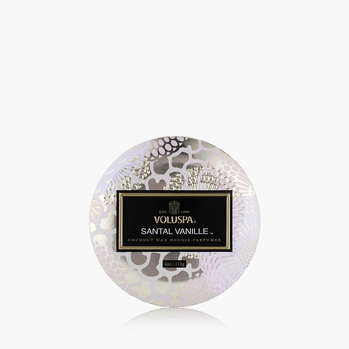 Santal Vanille Mini Tin Candle 25 Timer