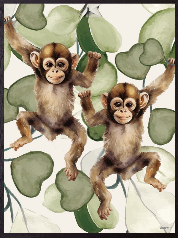 Plakat animals Monkeys 50x70 cm