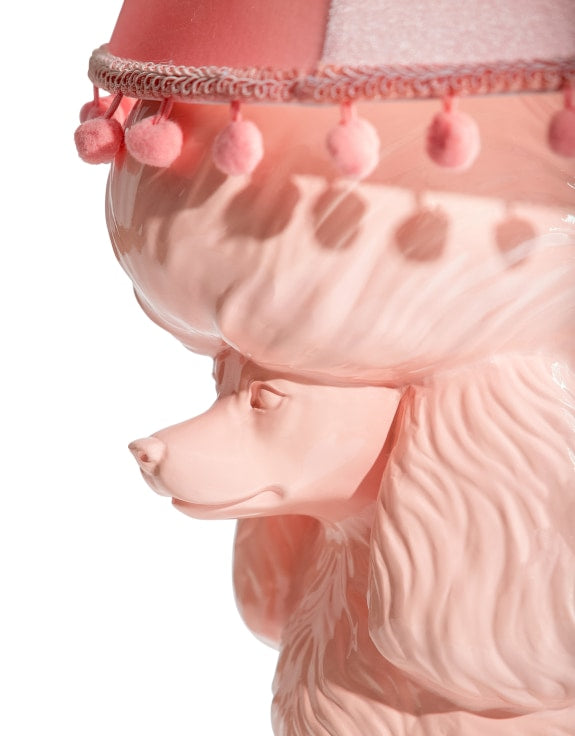 Bordlampe rosa puddel
