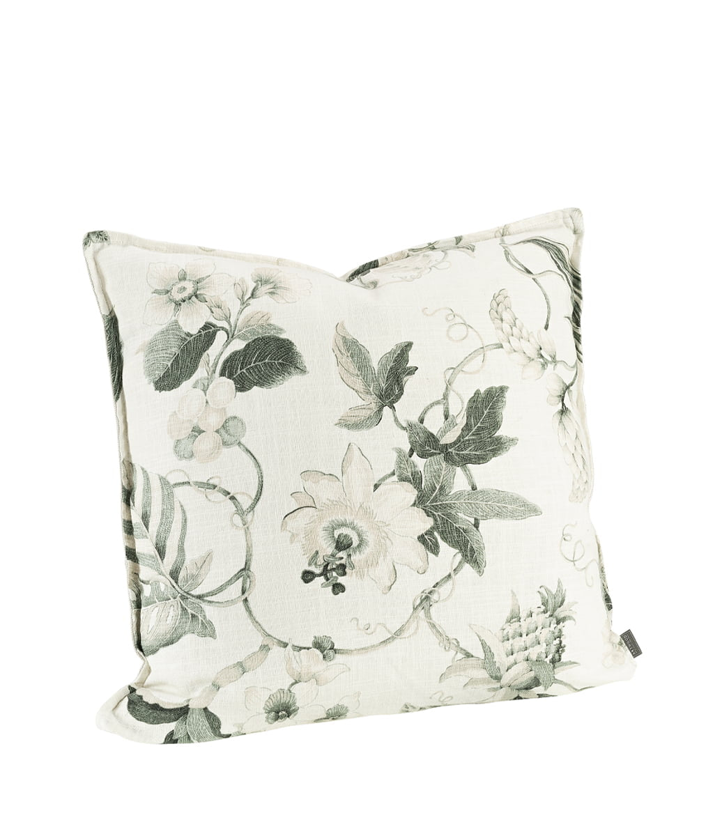 Putetrekk Mabelle offwhite/green 50x50 cm