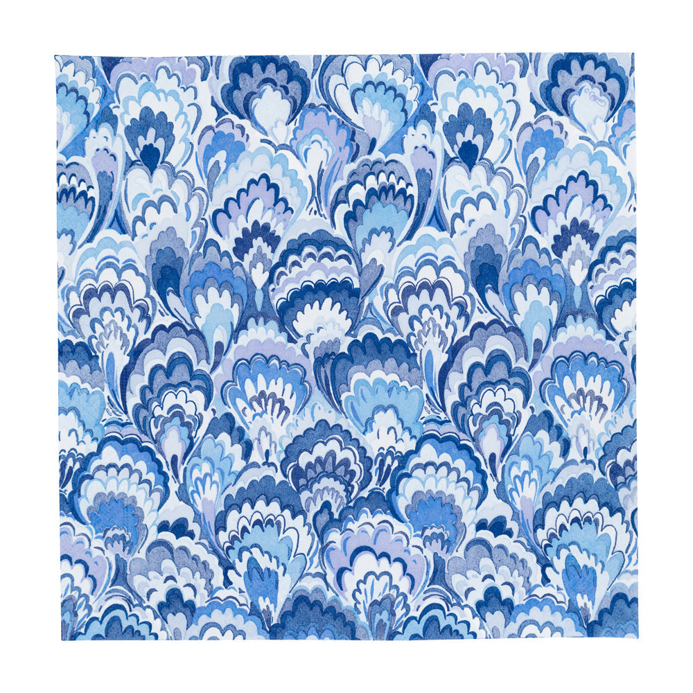 Serviett kaffe Marbled ceramica indigo