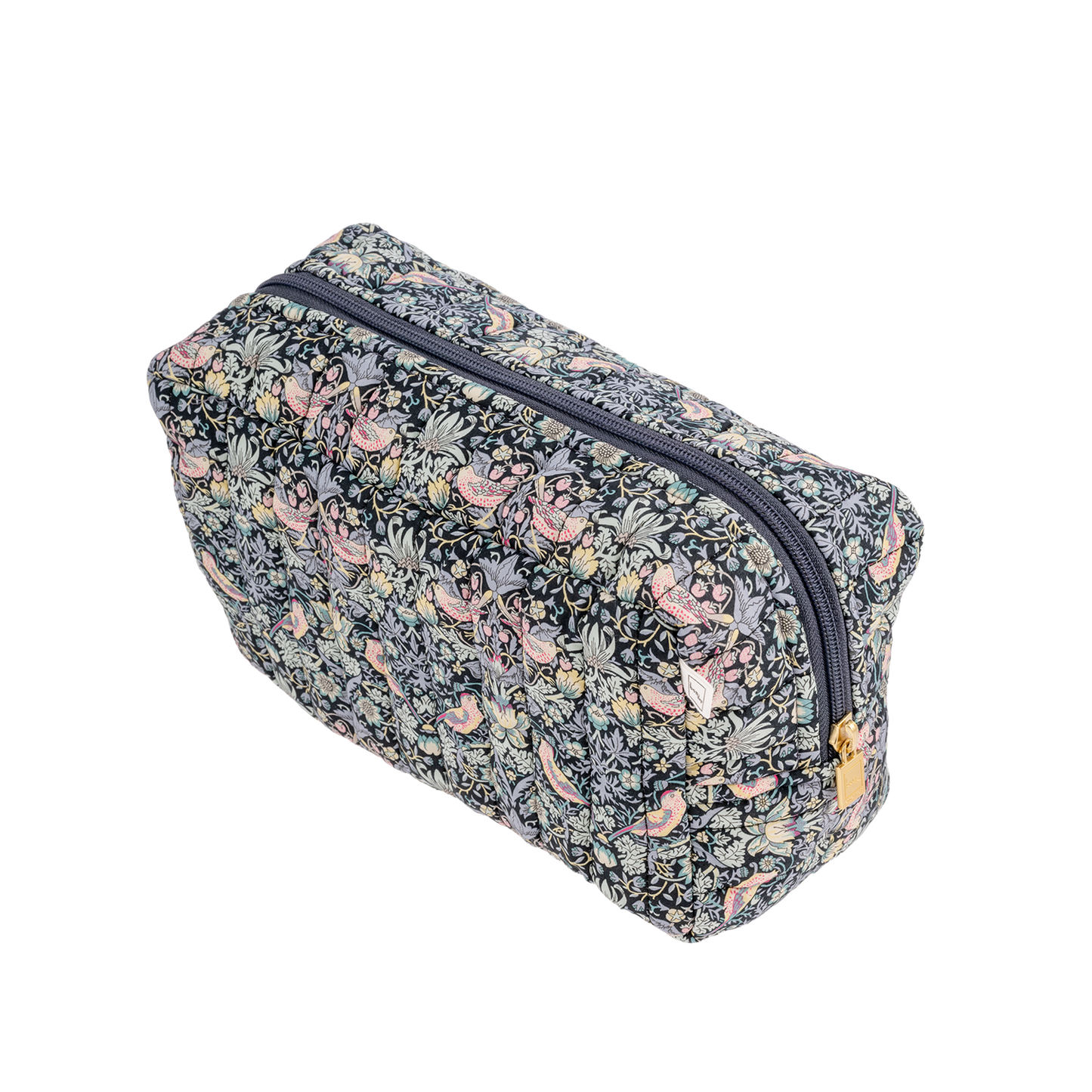 Pouch Square Liberty Strawberry Thief Black