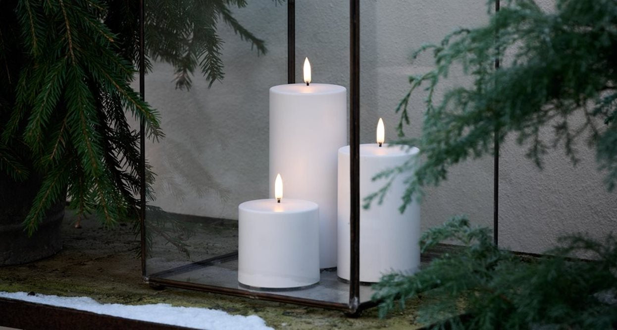 LED utendørs kubbelys 18 cm