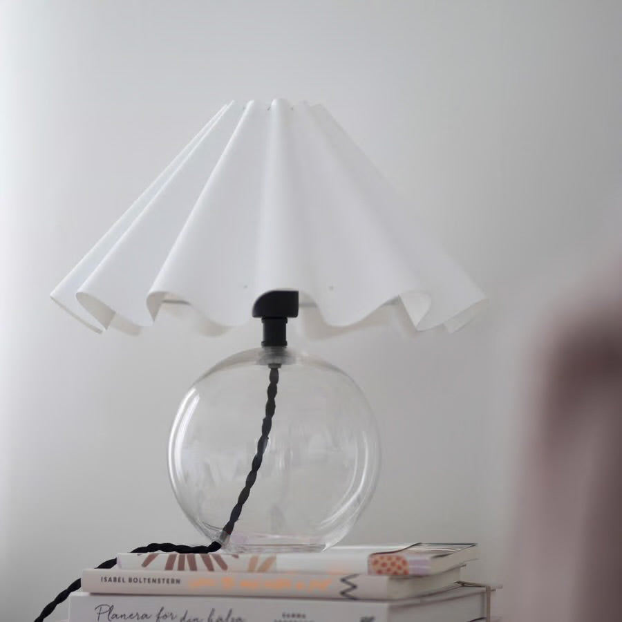 Bordlampe Judith klar Ø 30 cm