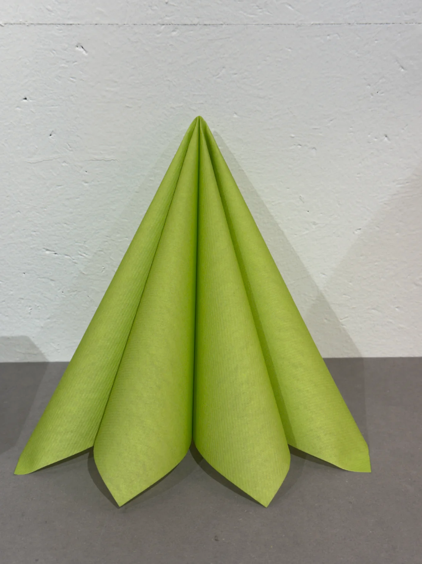 Middagserviett textile touch lime