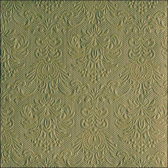 Serviett middag Elegance Green Leaf