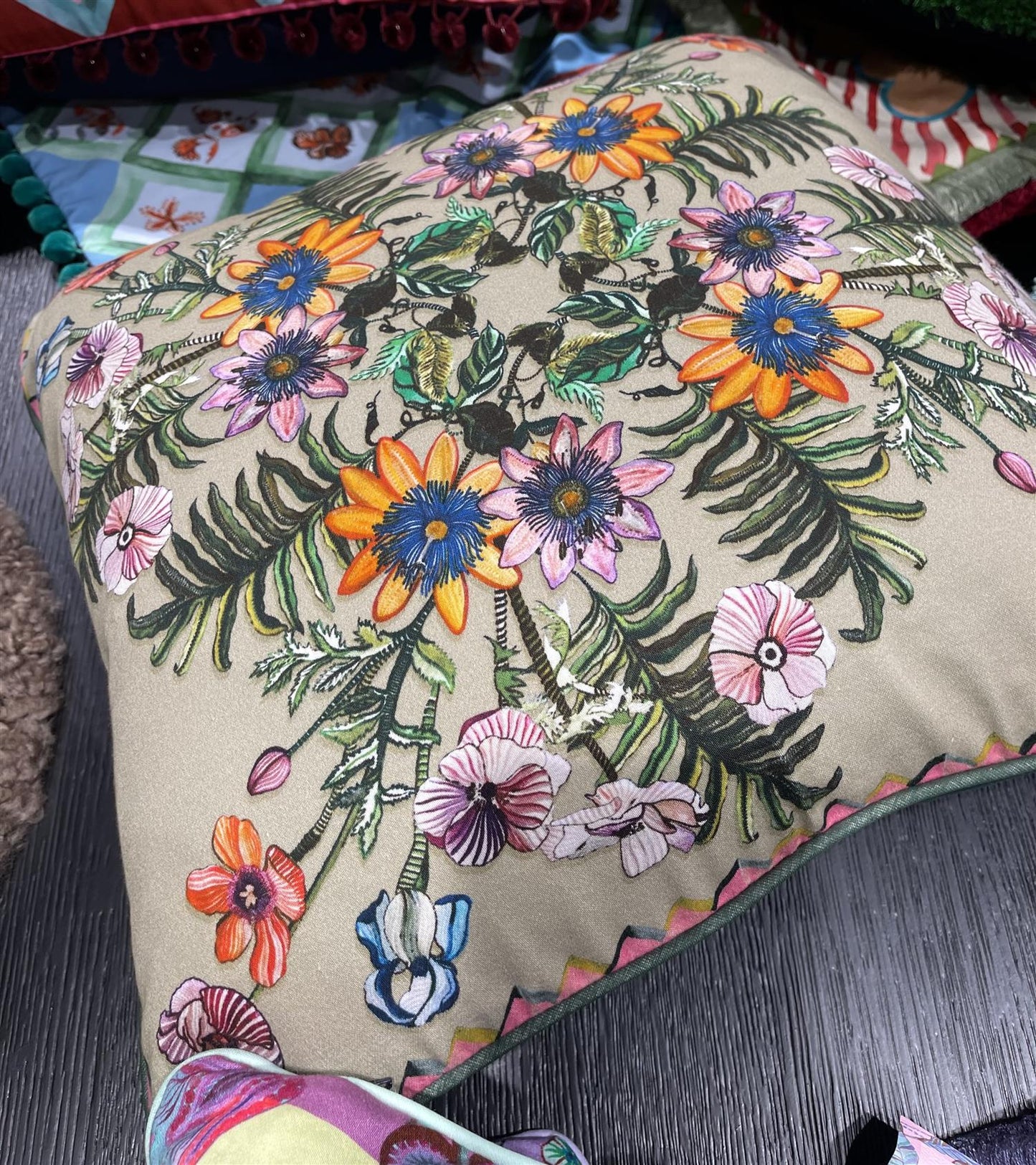 Putetrekk Lisa beige 45x45 cm