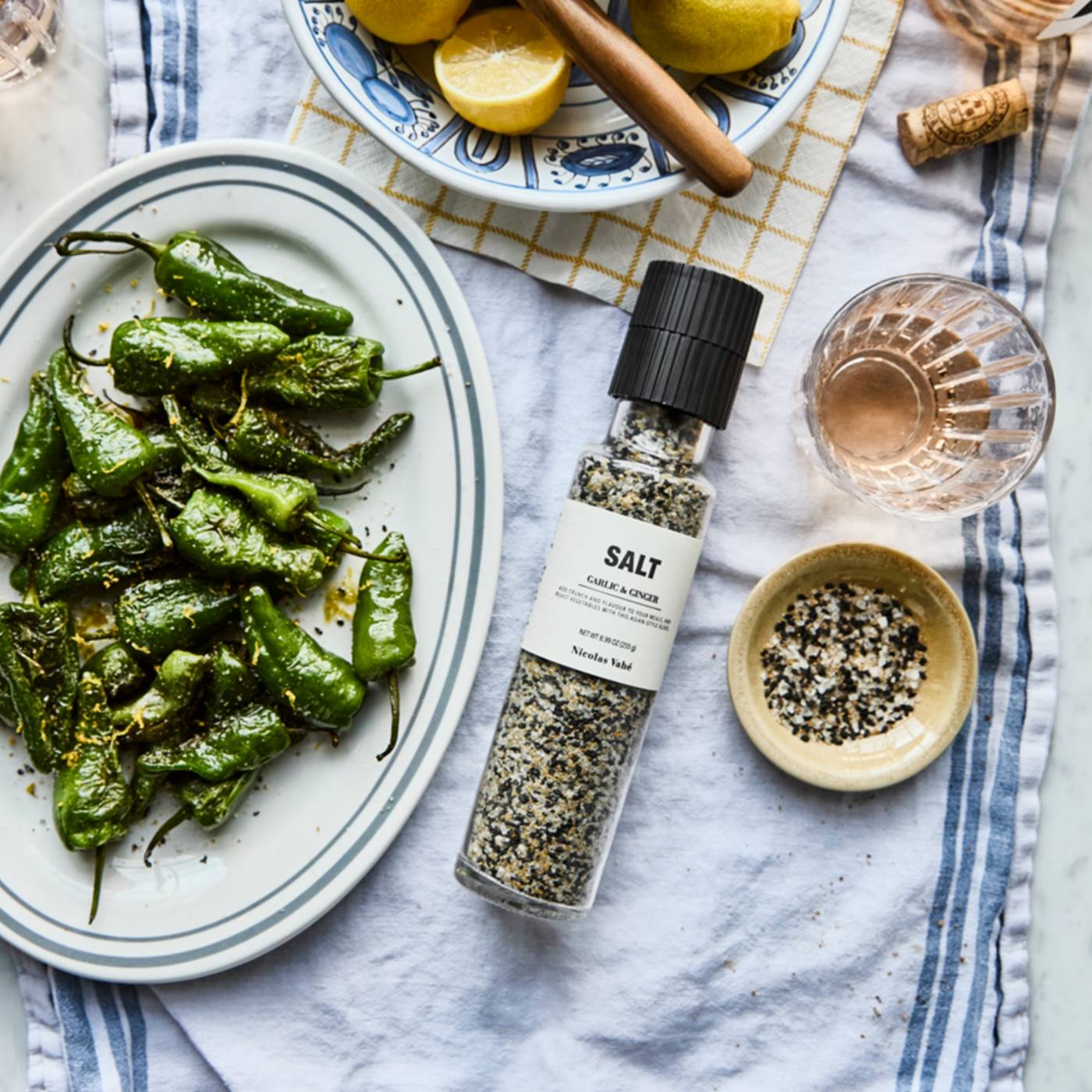 Salt hvitløk & ingefær 255 g