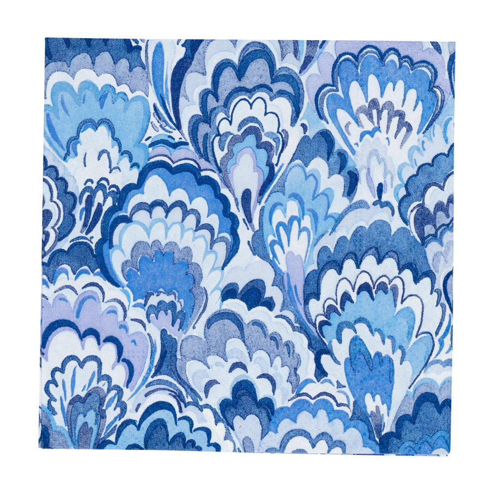 Serviett kaffe Marbled ceramica indigo