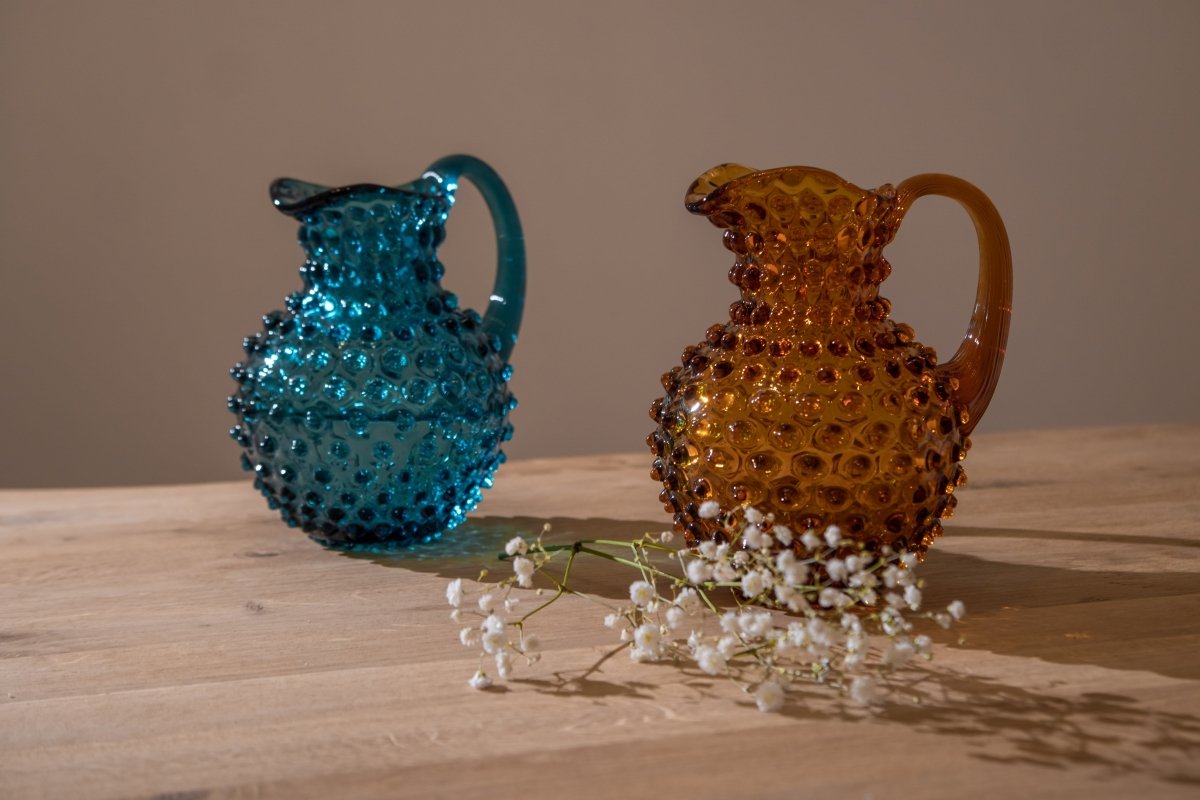 Hobnail Karaffel 1L Amber