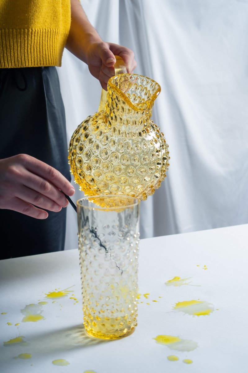 Hobnail Karaffel 2L Citrine