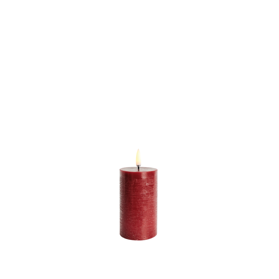 LED kubbelys Carmine red 5,8x10,1 cm
