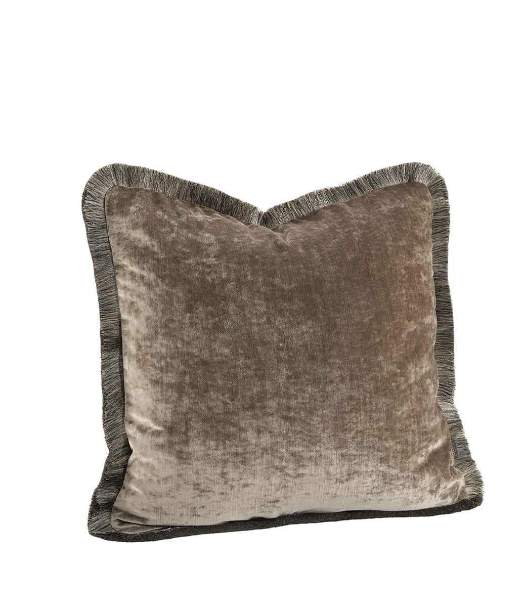 Putetrekk Garda beige frynser 50x50 cm
