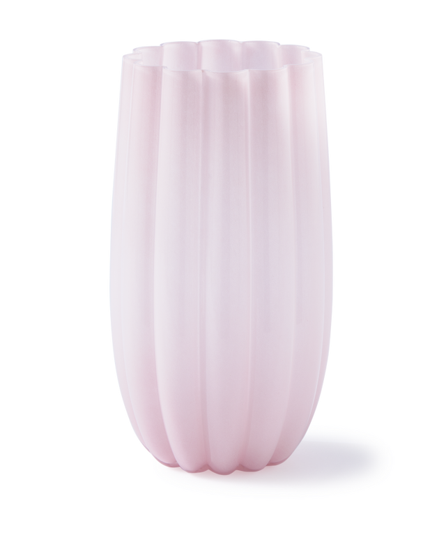 Large melon vase pink