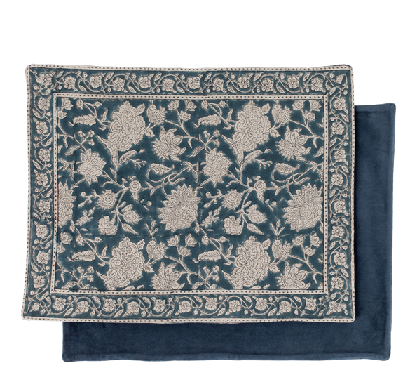 Spisebrikke Indian Rose Denim blue