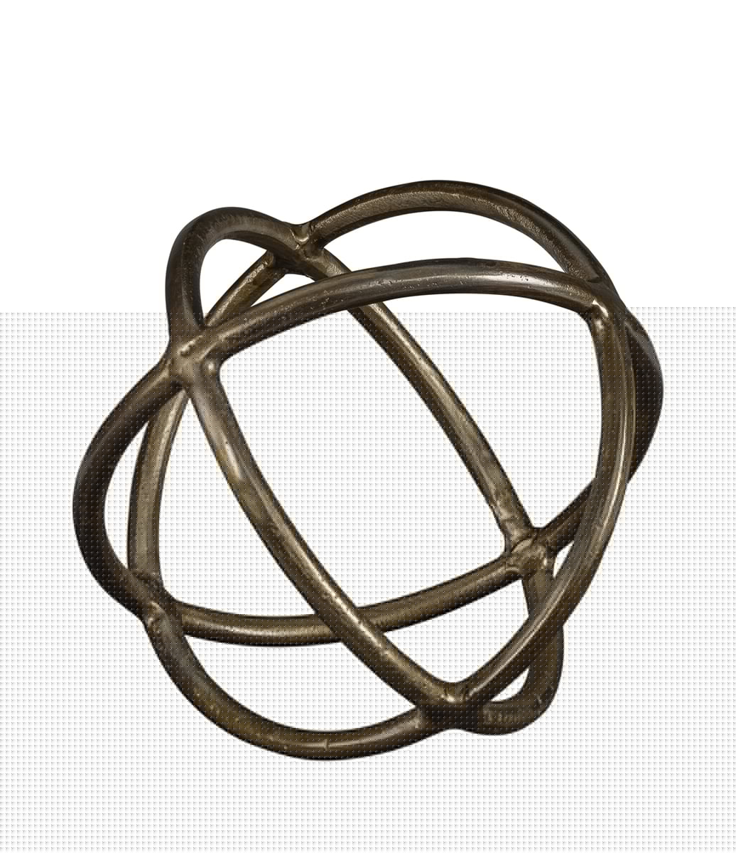 Carlo skulptur Ø27 cm messing