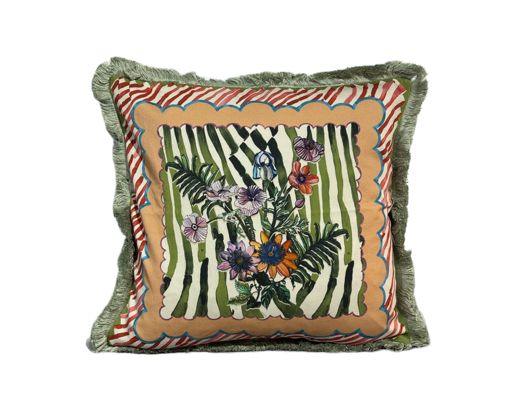 Putetrekk Ioli peach 45x45 cm