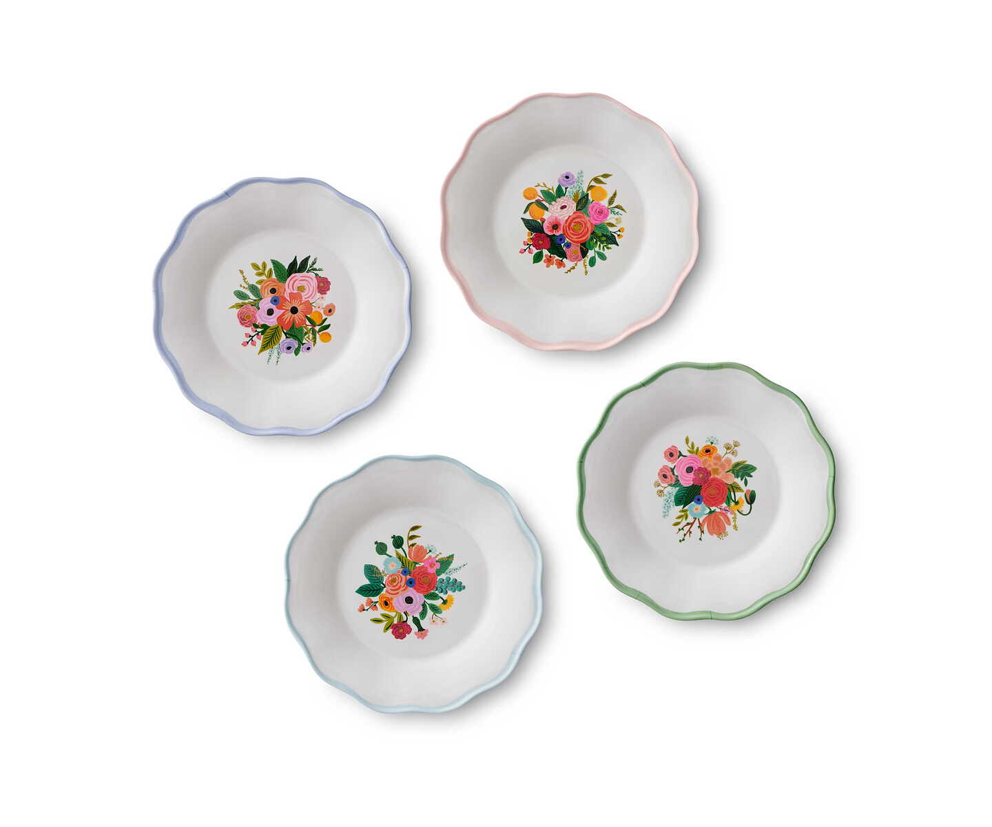 Garden Party Dessert Plate set/4