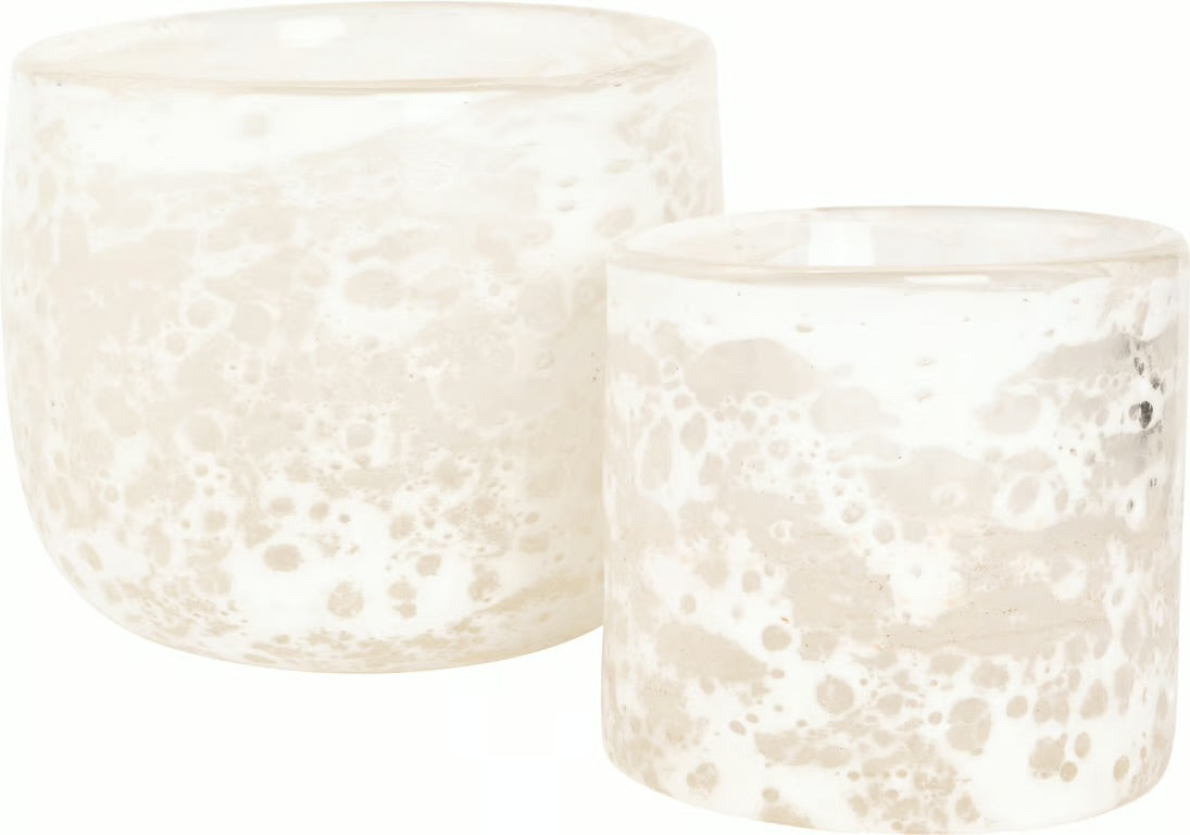 Telysholder glasur glass