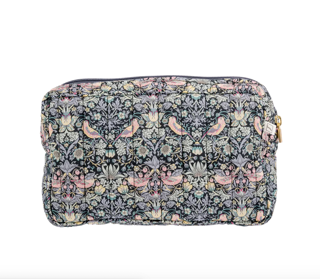 Pouch Small Liberty Strawberry Thief Black