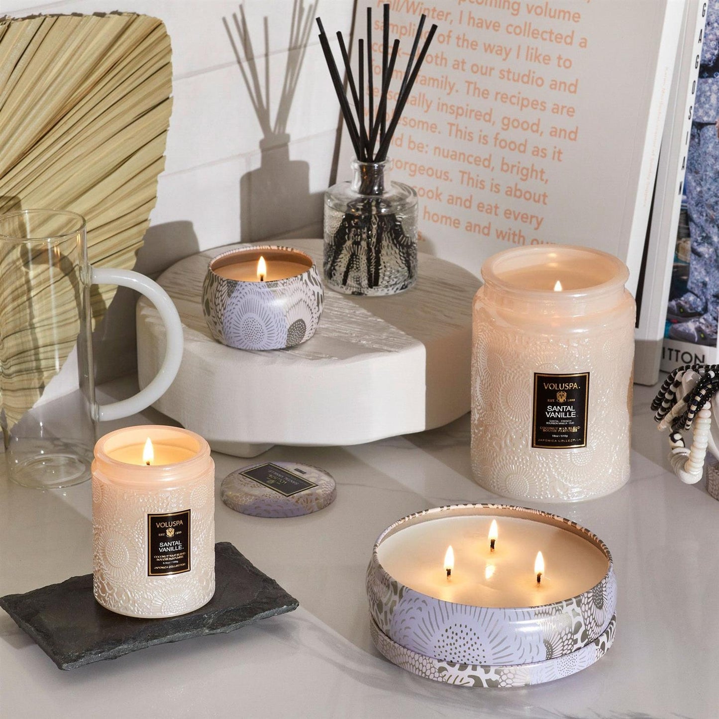 Santal Vanille Mini Tin Candle 25 Timer