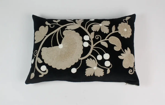 Sabina cushion cover black 40x60 cm