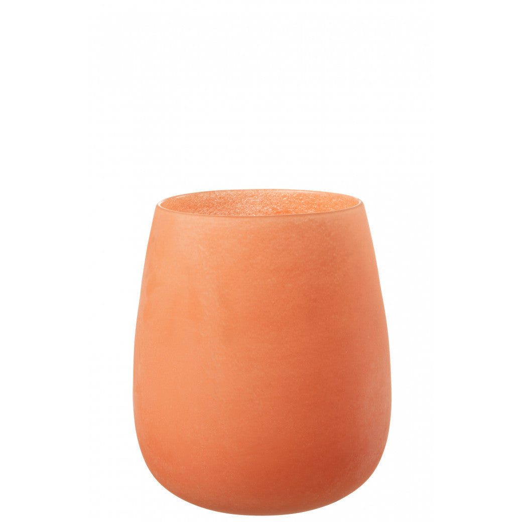 Vase frostet korall 27 cm
