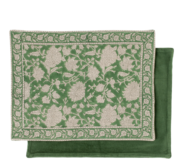 Spisebrikke Indian Rose Green