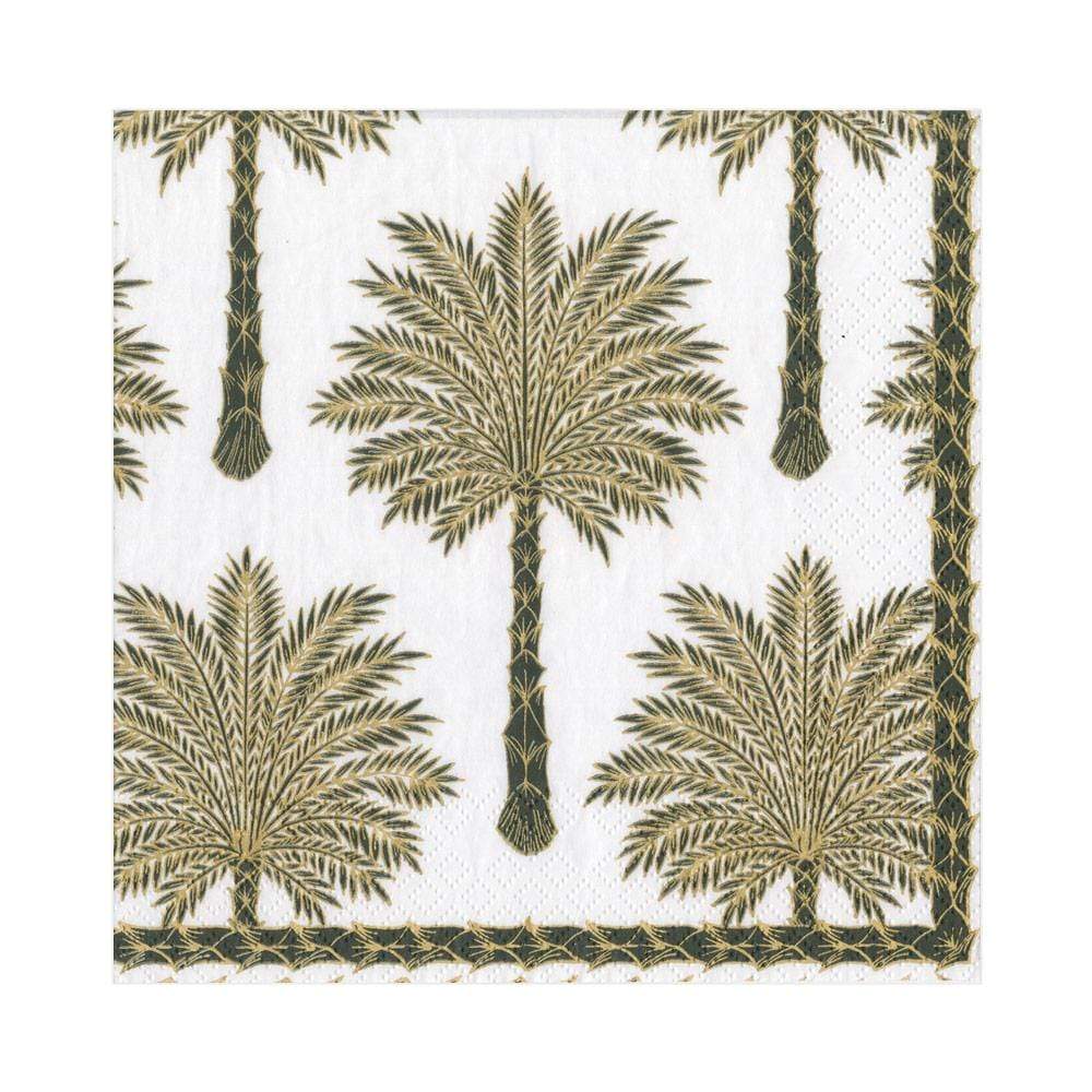 Serviett lunch grand palms black