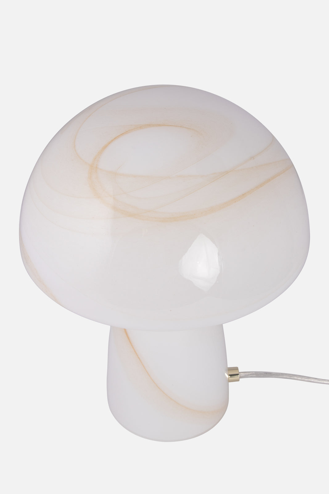 Bordlampe Fungo Swirl 22 – Beige