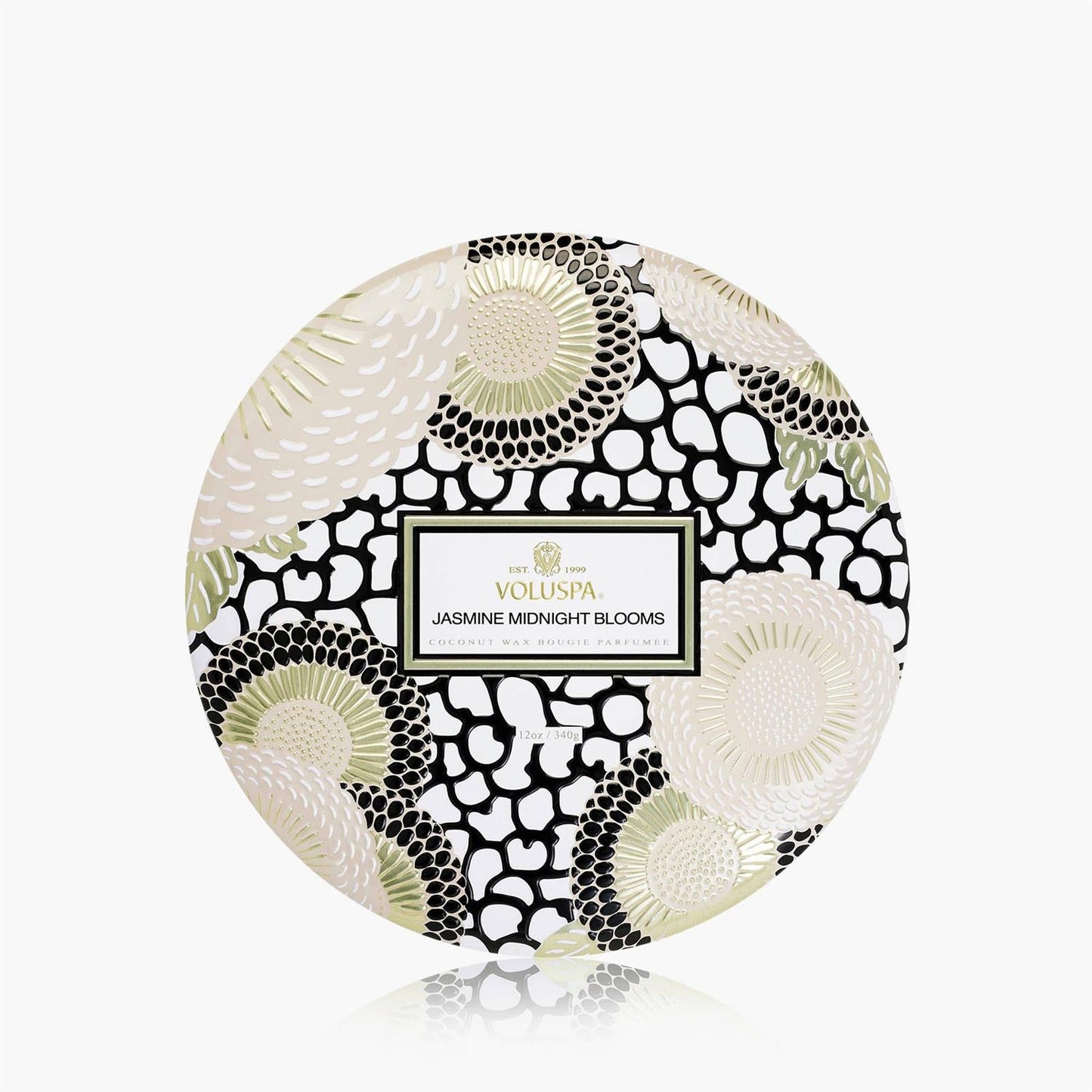 Jasmine Midnight Blooms 3 Wick Tin Candle 40 Timer
