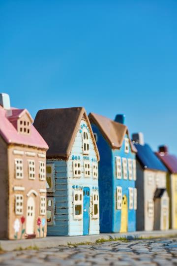 Hus til telys Visby med sykkel
