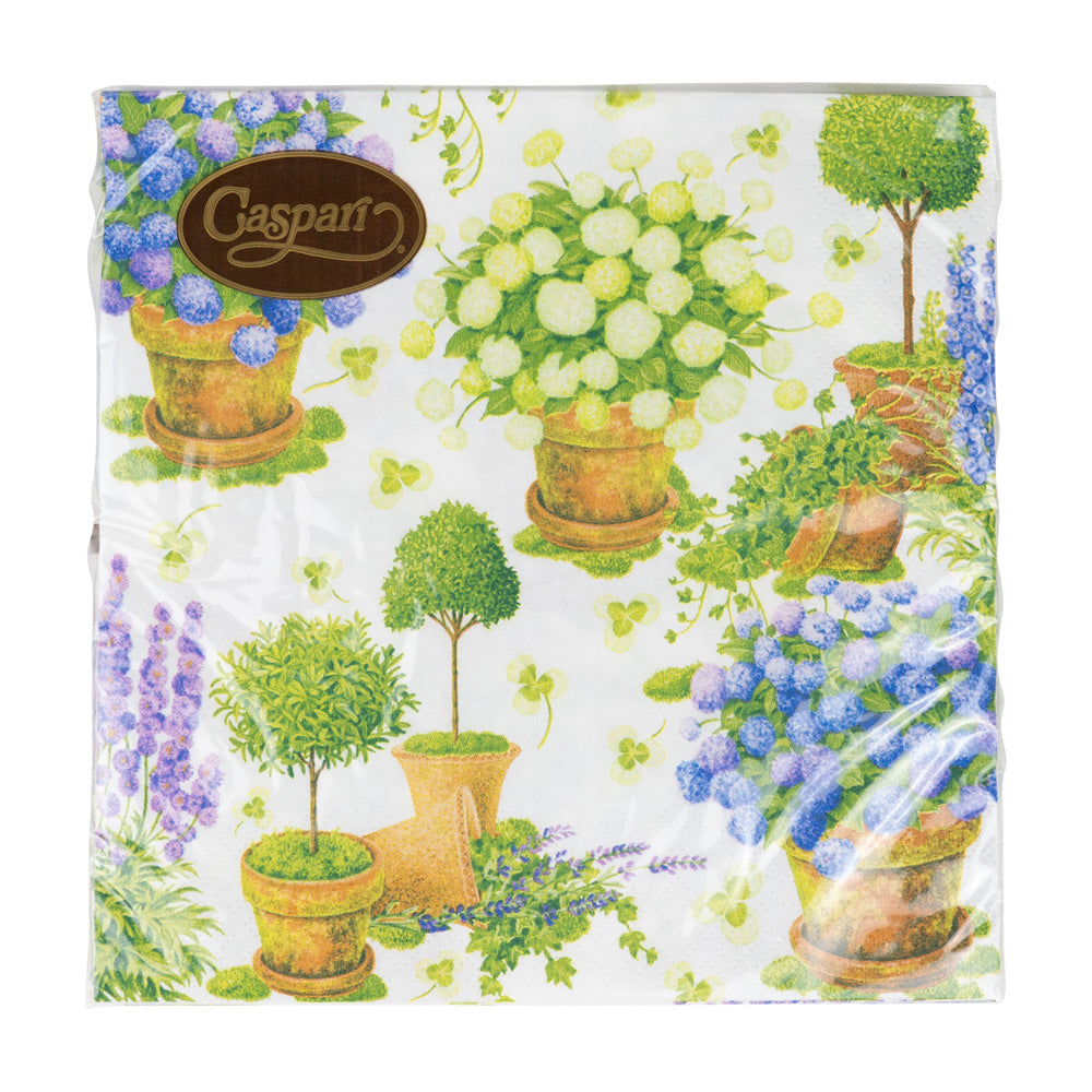 Serviett lunch Potted hydrangeas