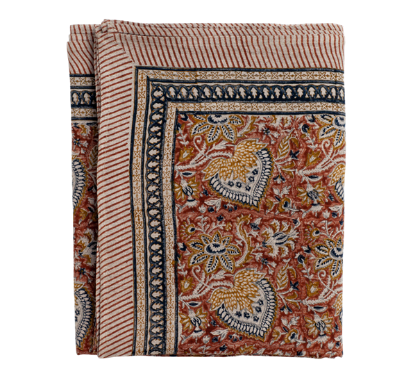 Duk Oriental sennep lin 170x270 cm