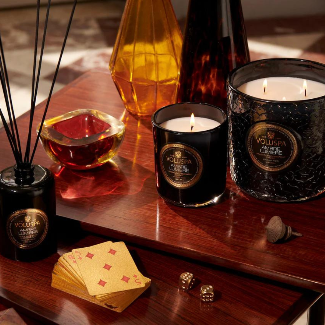 Ambre Lumiere Classic Boxed Candle 60 Timer