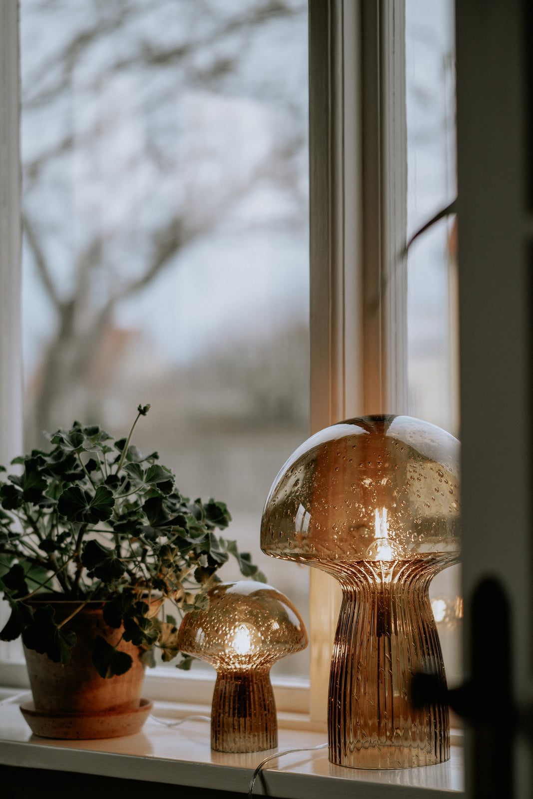 Bordlampe Fungo 16 brun Special Edition