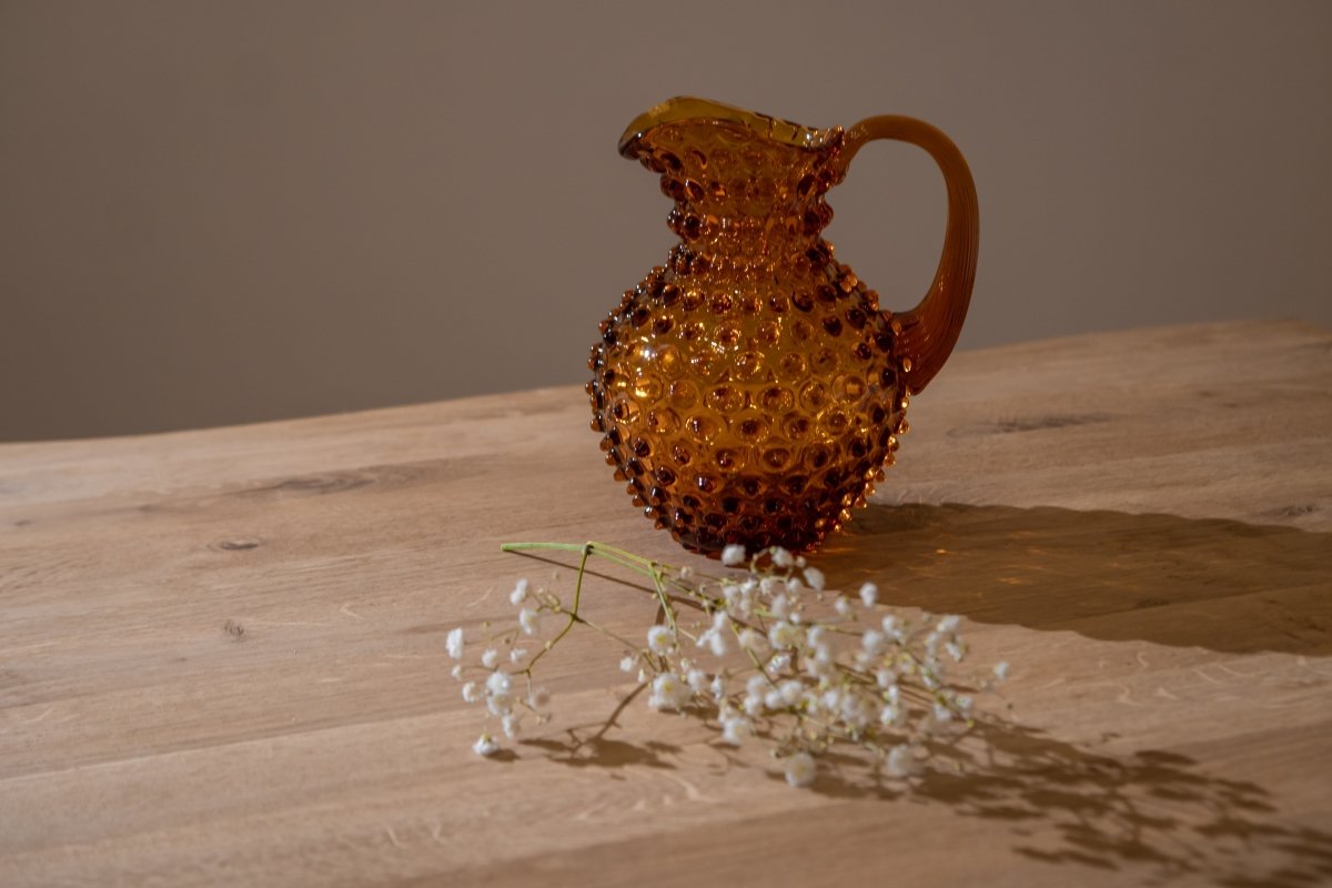 Hobnail Karaffel 1L Amber