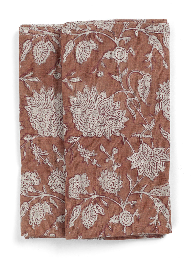 Serviett Indian Rose Terracotta 2 stk